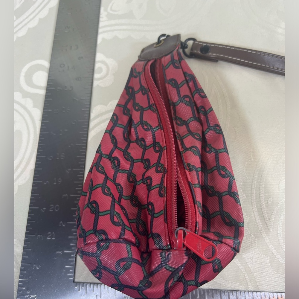 4809: Vintage Roberta di Camerino Logo Print Drawstring Pouch Bag - Picture 5 of 6